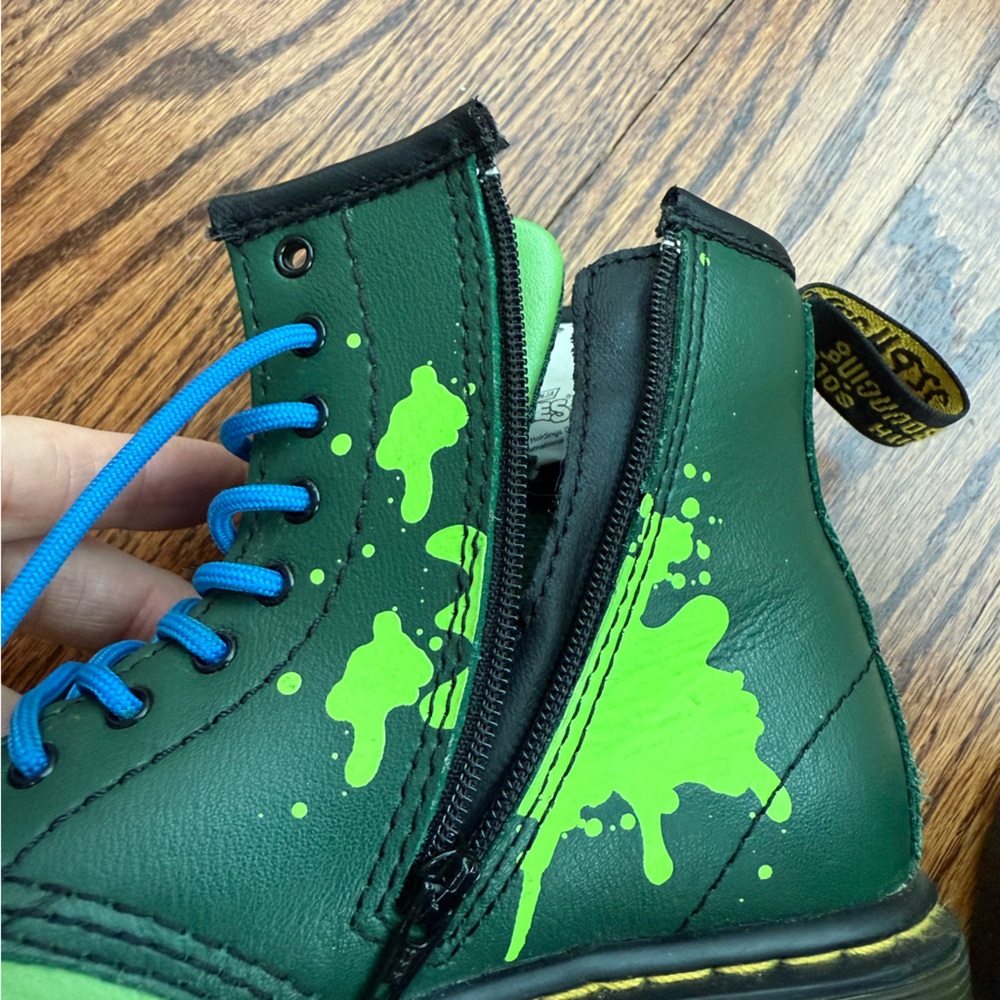 Doc Martens 1460 Teenage Mutant Ninja Turtles Leonardo Boots 10 - Picture 7 of 15